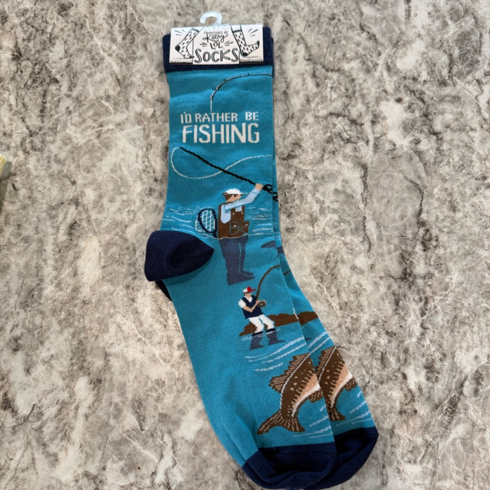 Primitives by Kathy Teal Fishing Socks